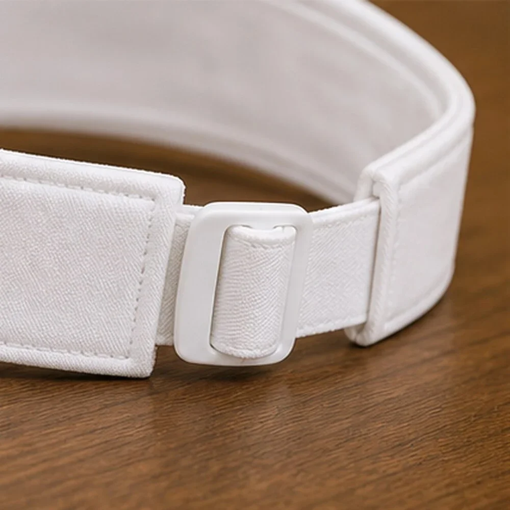 ALO Yoga White Workout Open Top Visor Hat NWT